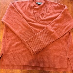 Copper V-Neck women’s  Sweater
